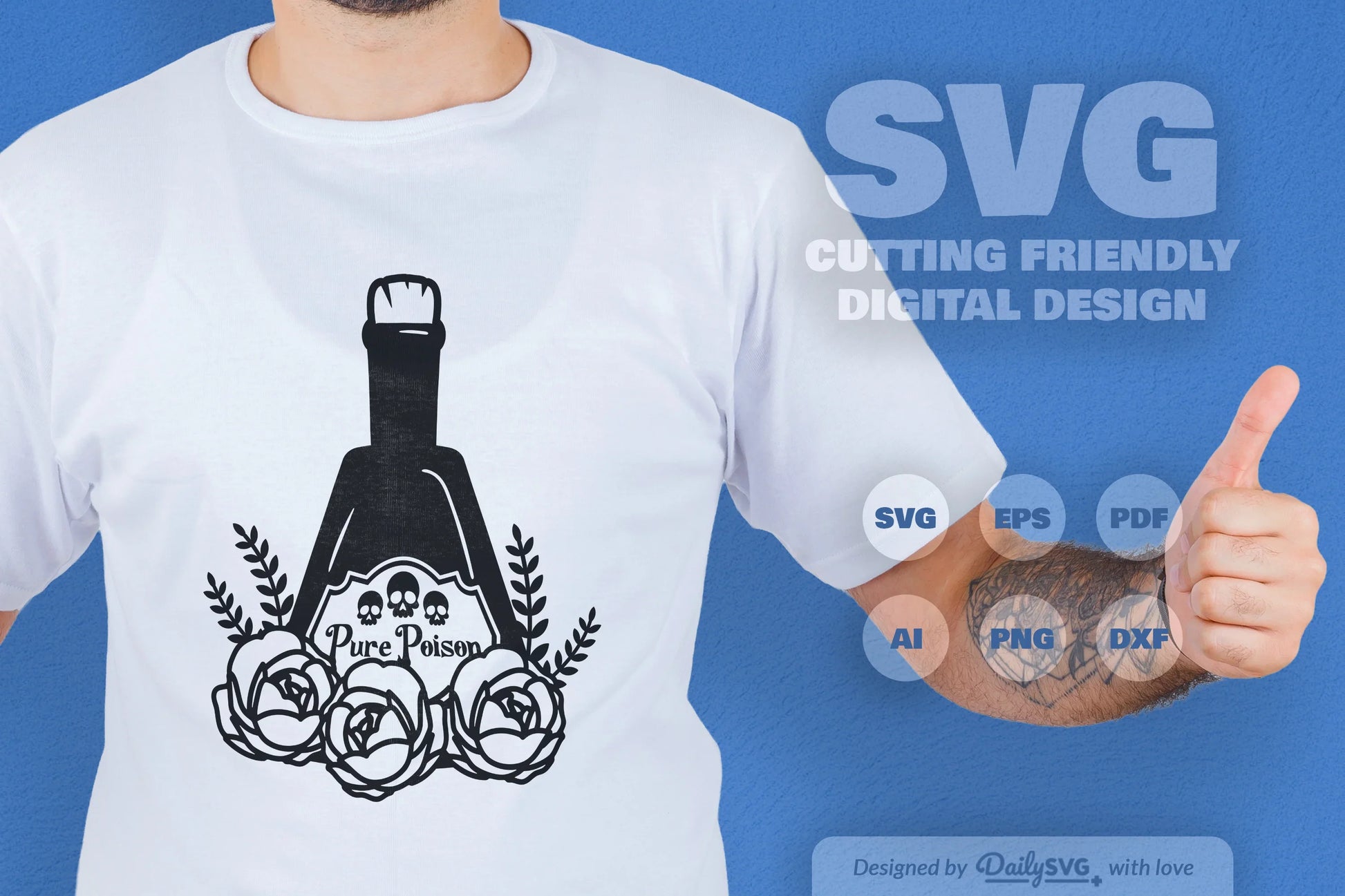 Poison Bottle with Roses Halloween SVG Bundle 9 - CraftNest - Digital Crafting and Art