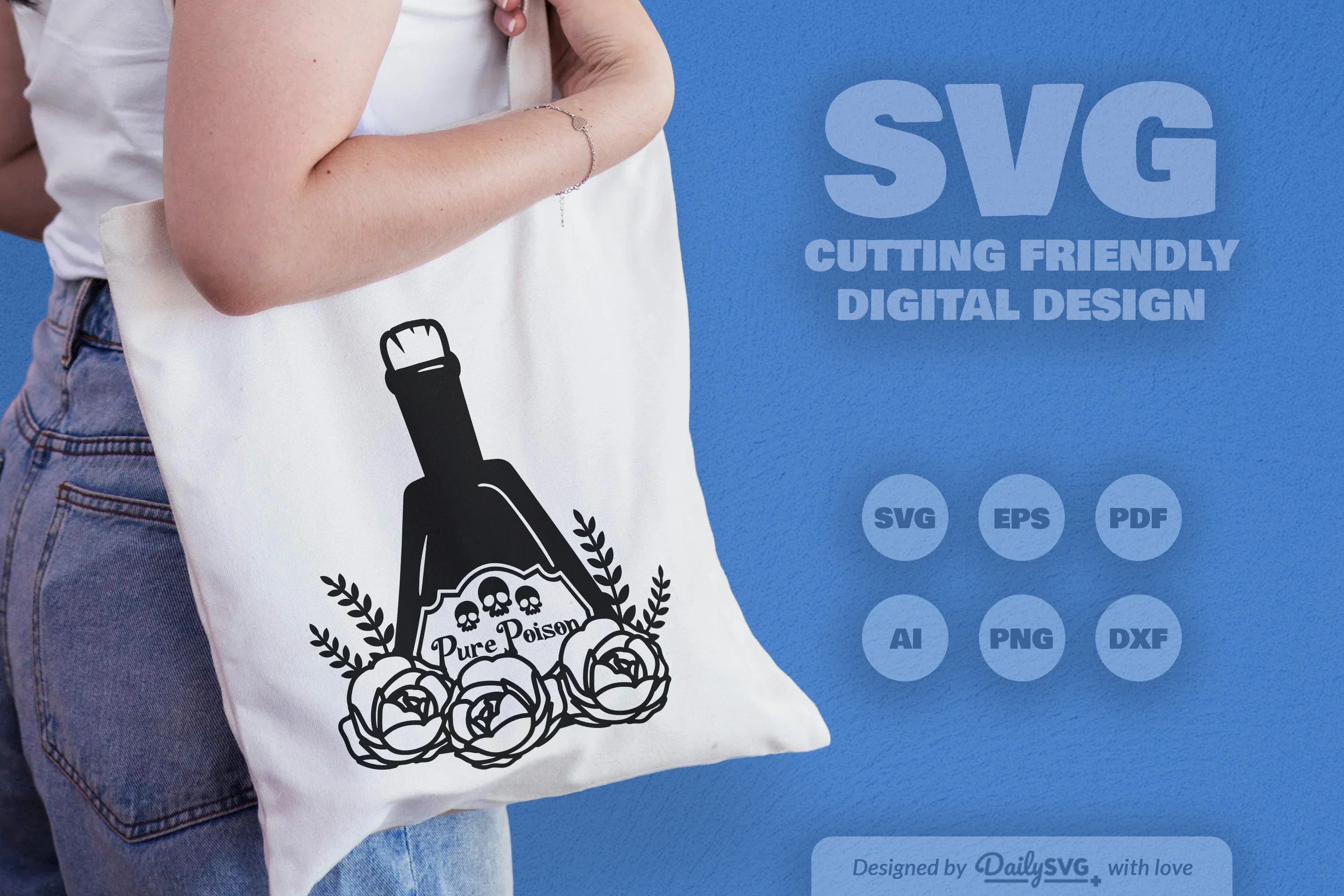 Poison Bottle with Roses Halloween SVG Bundle 9 - CraftNest - Digital Crafting and Art