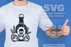 Poison Bottle with Roses Halloween SVG Bundle 8 - CraftNest - Digital Crafting and Art