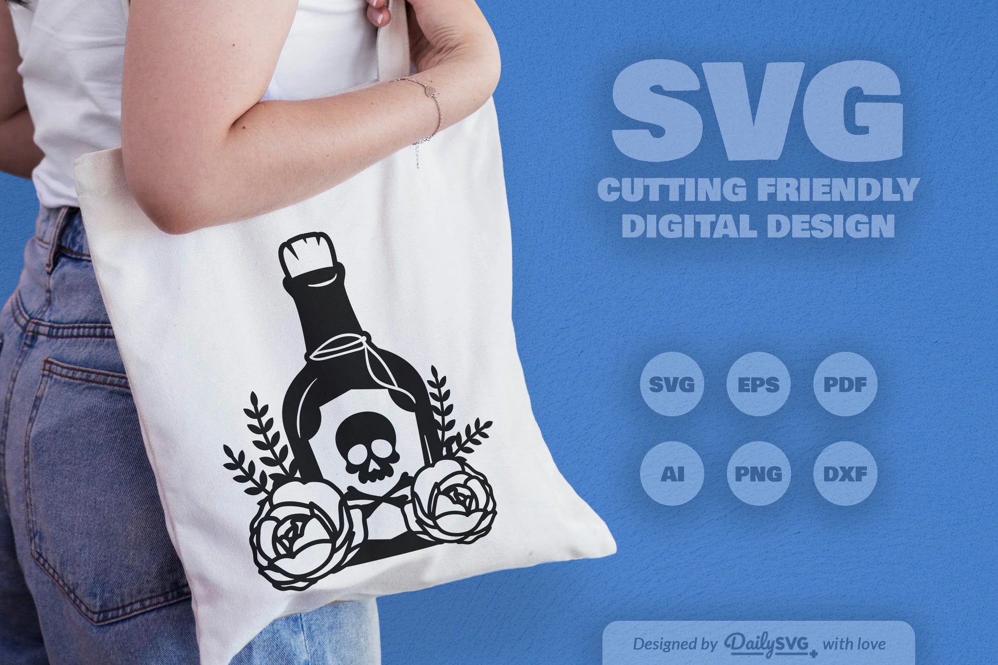 Poison Bottle with Roses Halloween SVG Bundle 8 - CraftNest - Digital Crafting and Art