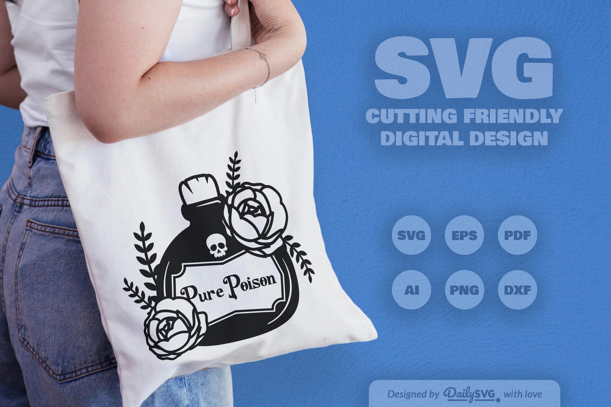 Poison Bottle with Roses Halloween SVG Bundle 7 - CraftNest - Digital Crafting and Art