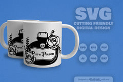 Poison Bottle with Roses Halloween SVG Bundle 7 - CraftNest - Digital Crafting and Art