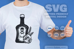 Poison Bottle with Roses Halloween SVG Bundle 3 - CraftNest - Digital Crafting and Art