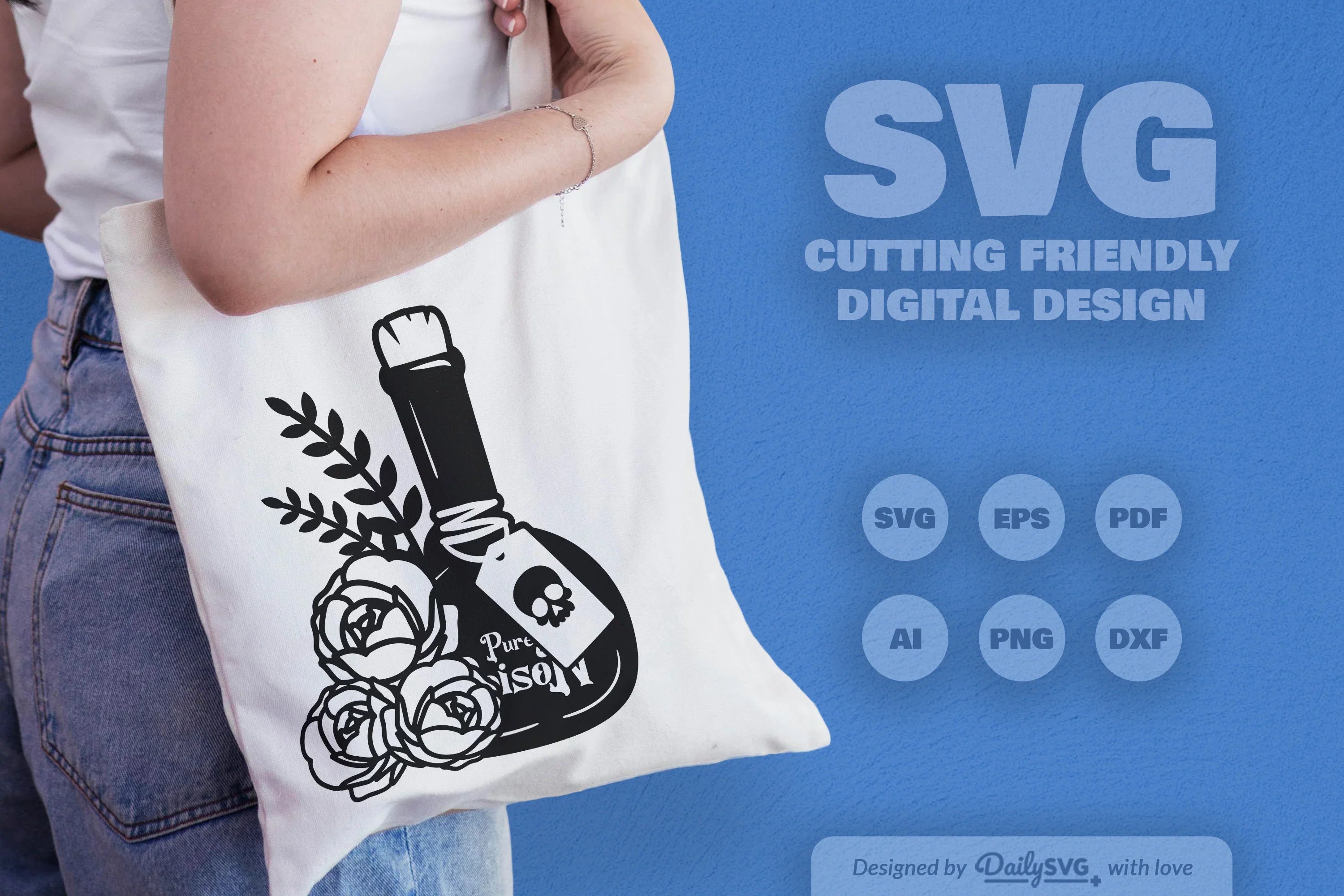 Poison Bottle with Roses Halloween SVG Bundle 1 - CraftNest - Digital Crafting and Art