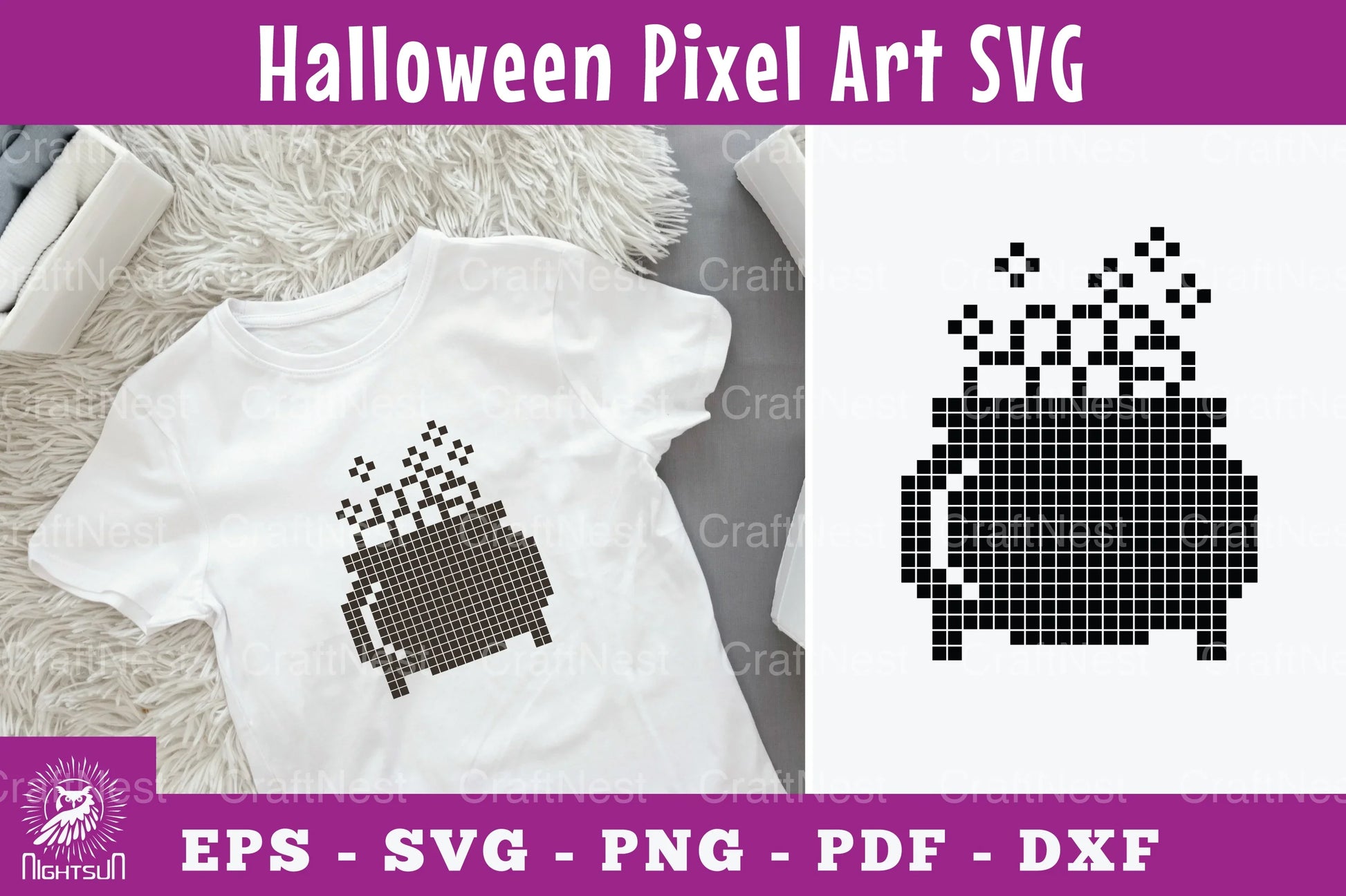 Poison Pot Pixel Art Clipart Bundle - CraftNest - Digital Crafting and Art