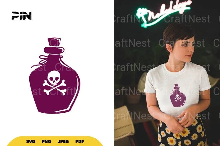 Poison Halloween SVG Bundle - CraftNest - Digital Crafting and Art
