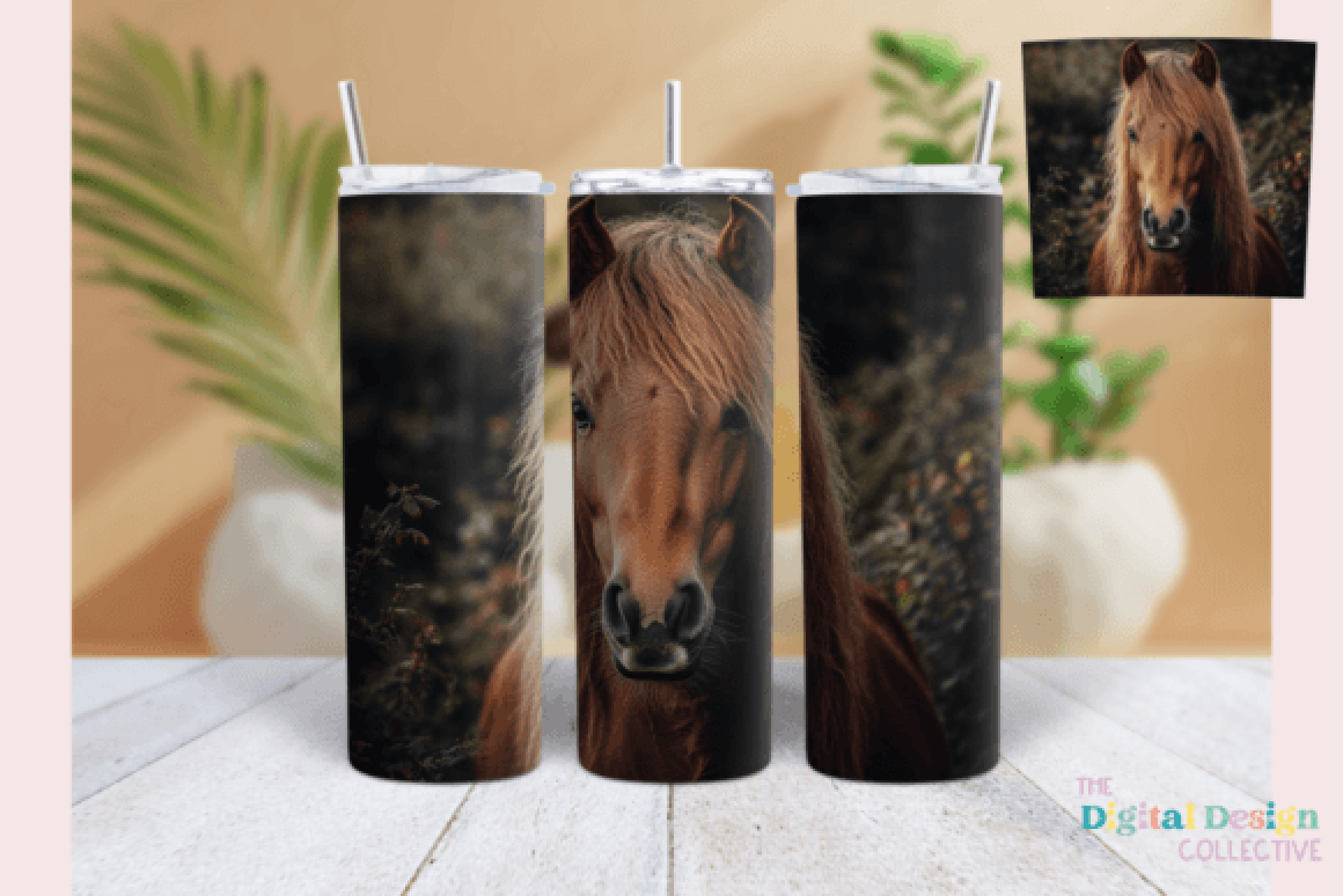 Stunning Horse Tumbler Wrap Bundle