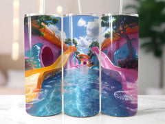 Summer Pool Party 3 Tumbler Wrap - CraftNest - Digital Crafting and Art