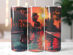 Summer Pool Party 2 Tumbler Wrap - CraftNest - Digital Crafting and Art