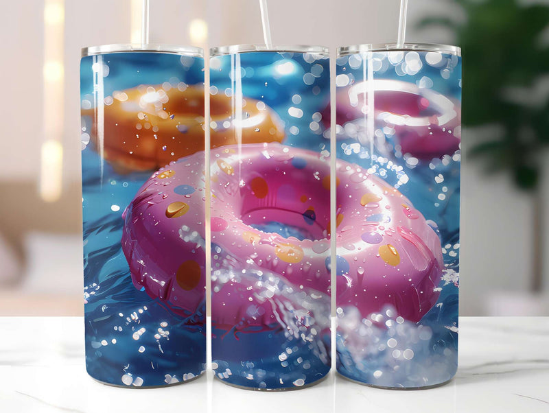 Summer Pool Party 4 Tumbler Wrap - CraftNest - Digital Crafting and Art