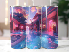 Summer Pool Party 3 Tumbler Wrap - CraftNest - Digital Crafting and Art