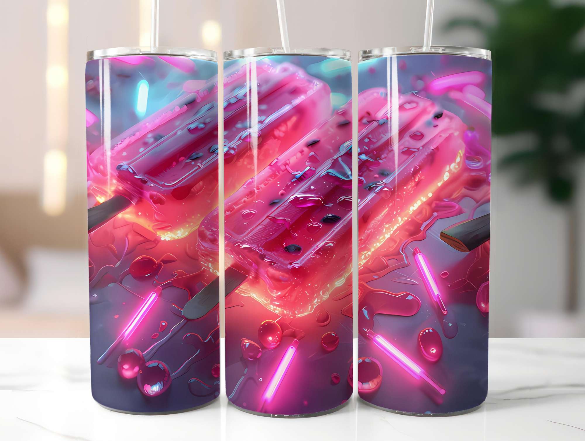 Popsicle Summer 5 Tumbler Wrap - CraftNest - Digital Crafting and Art