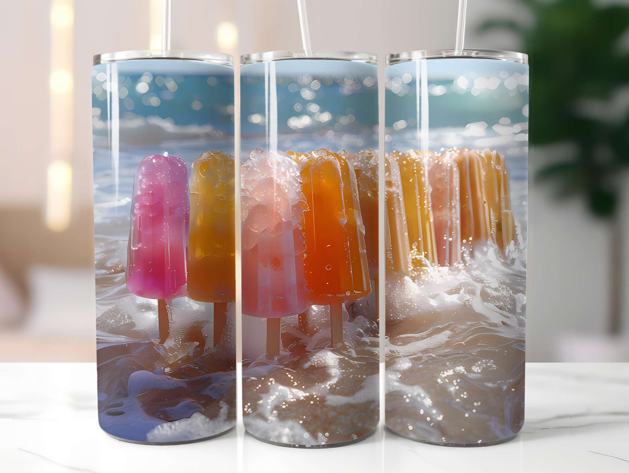 Popsicle Summer 4 Tumbler Wrap - CraftNest - Digital Crafting and Art