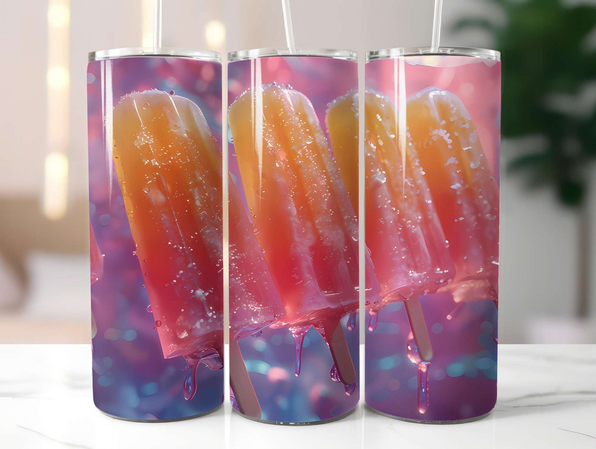 Popsicle Summer 2 Tumbler Wrap - CraftNest - Digital Crafting and Art