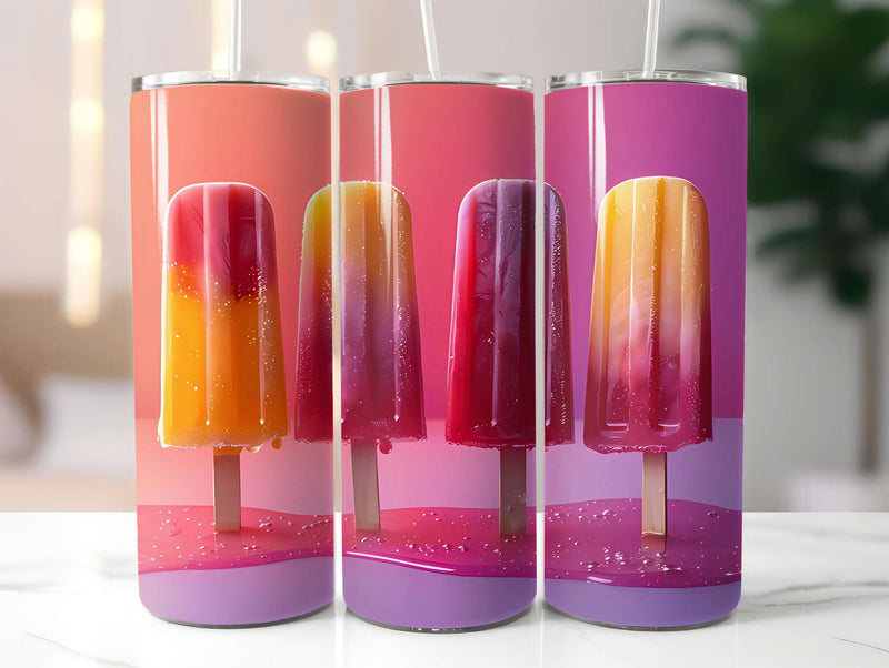 Popsicle Summer 5 Tumbler Wrap - CraftNest - Digital Crafting and Art