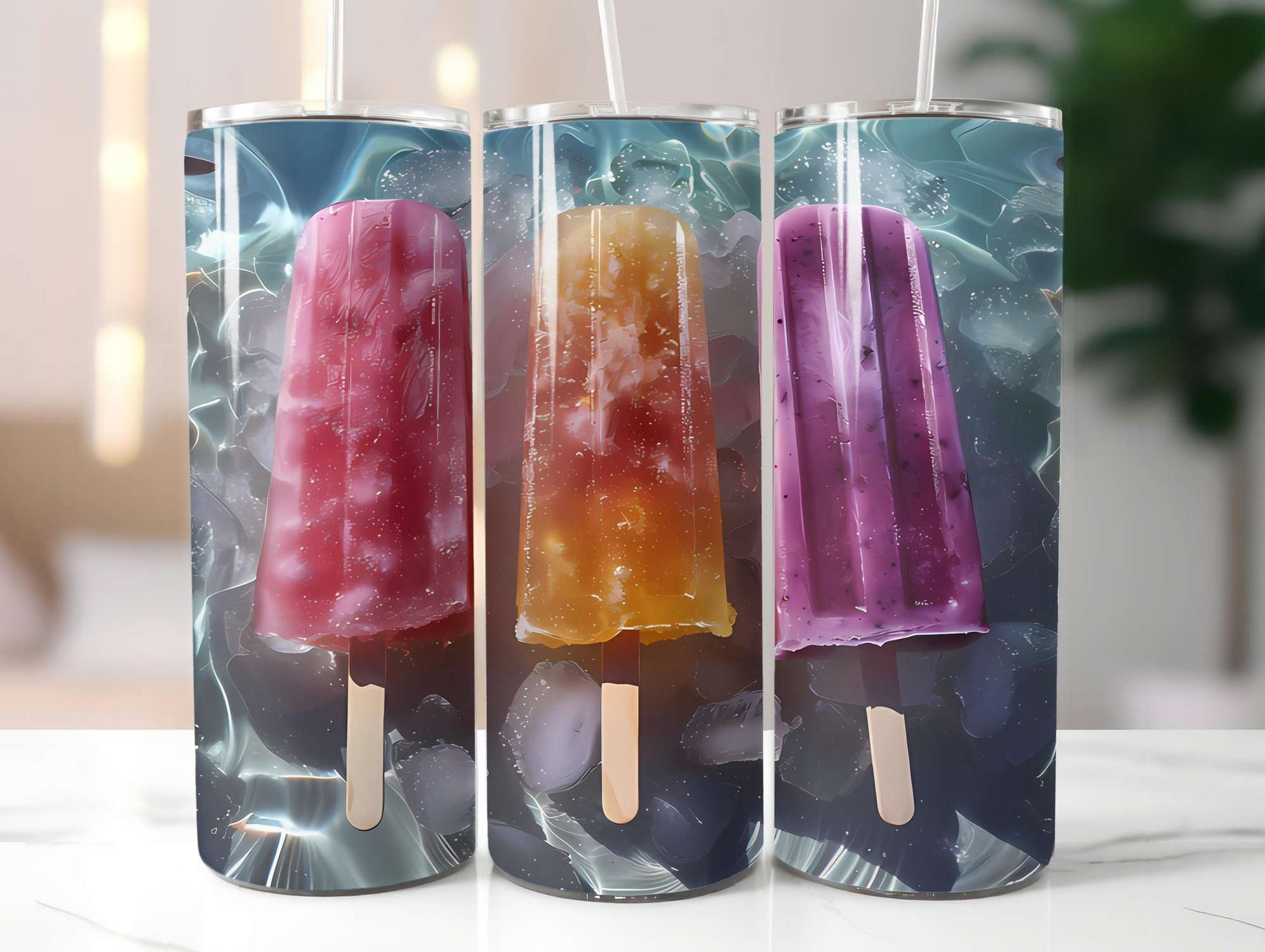 Popsicle Summer 4 Tumbler Wrap - CraftNest - Digital Crafting and Art