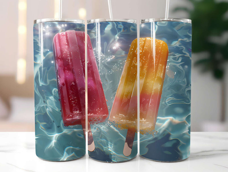 Popsicle Summer 1 Tumbler Wrap - CraftNest - Digital Crafting and Art