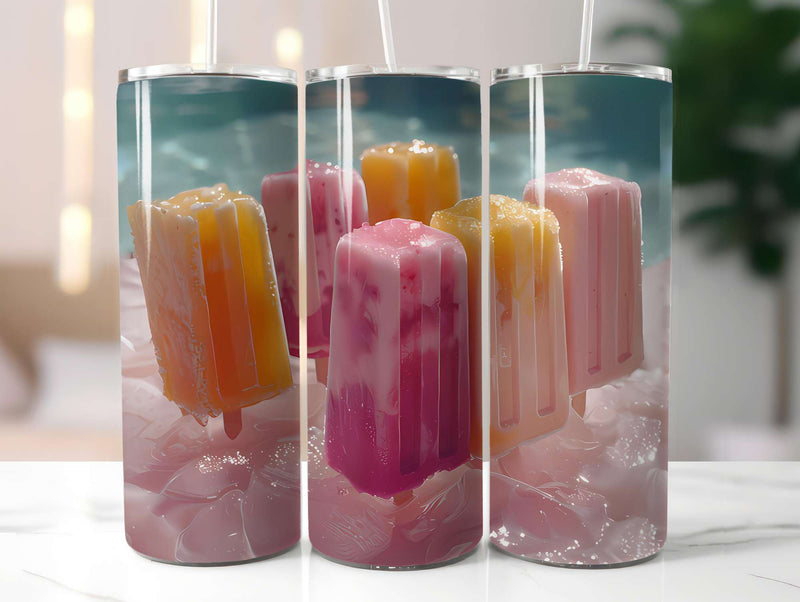 Popsicle Summer 4 Tumbler Wrap - CraftNest - Digital Crafting and Art