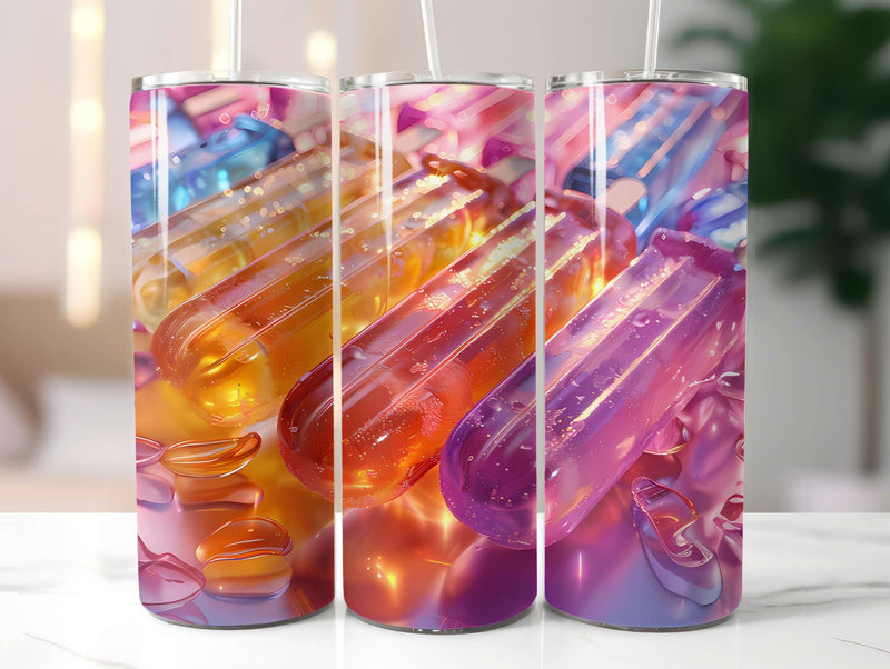 Popsicle Summer 2 Tumbler Wrap - CraftNest - Digital Crafting and Art