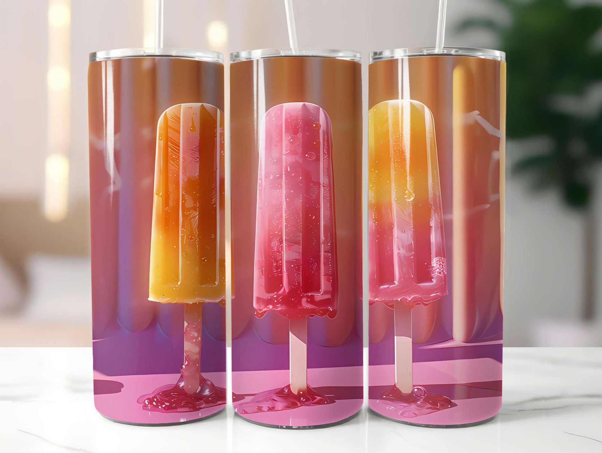 Popsicle Summer 1 Tumbler Wrap - CraftNest - Digital Crafting and Art