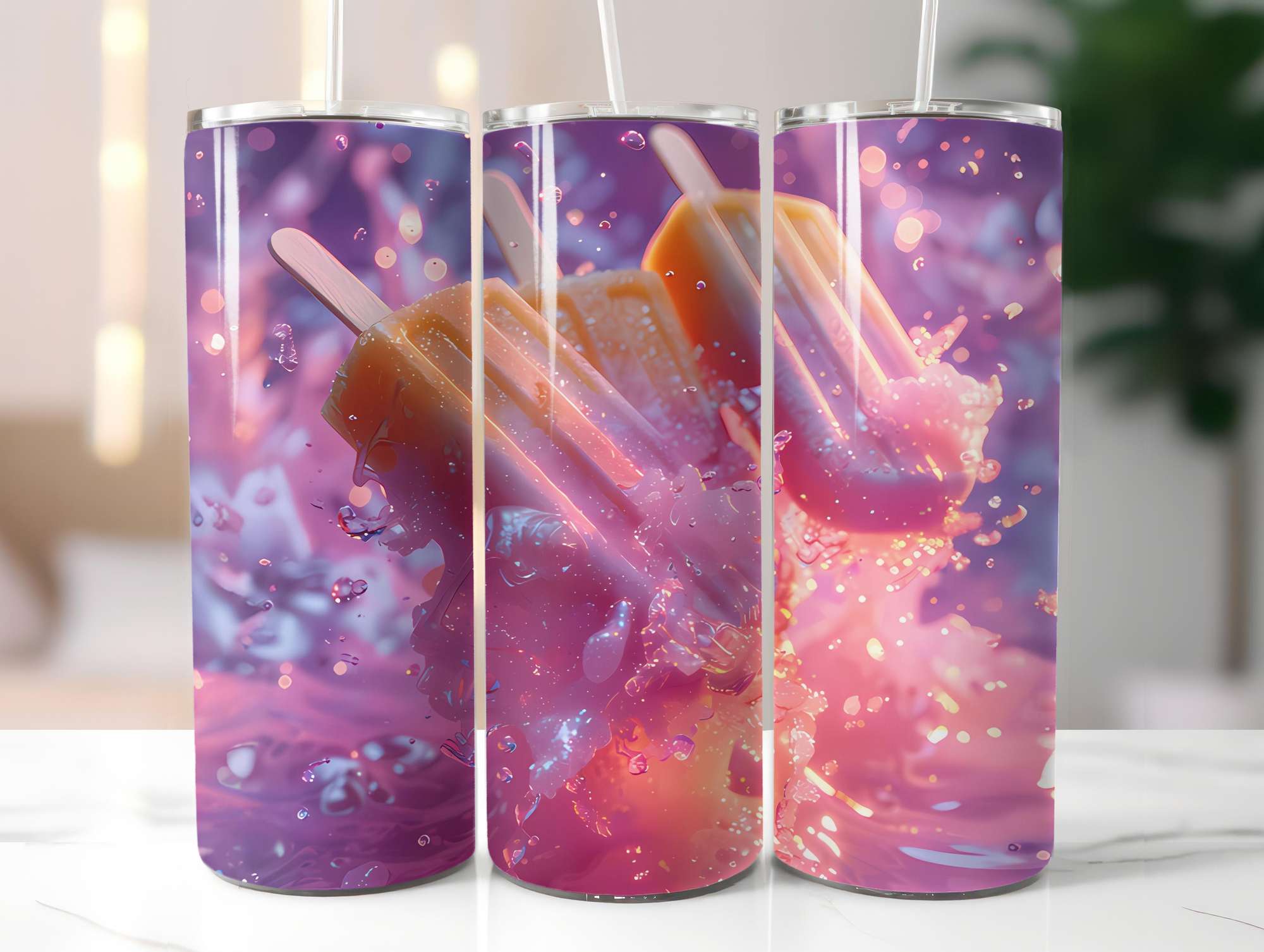 Popsicle Summer 5 Tumbler Wrap - CraftNest - Digital Crafting and Art