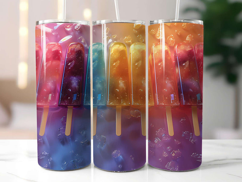 Popsicle Summer 4 Tumbler Wrap - CraftNest - Digital Crafting and Art