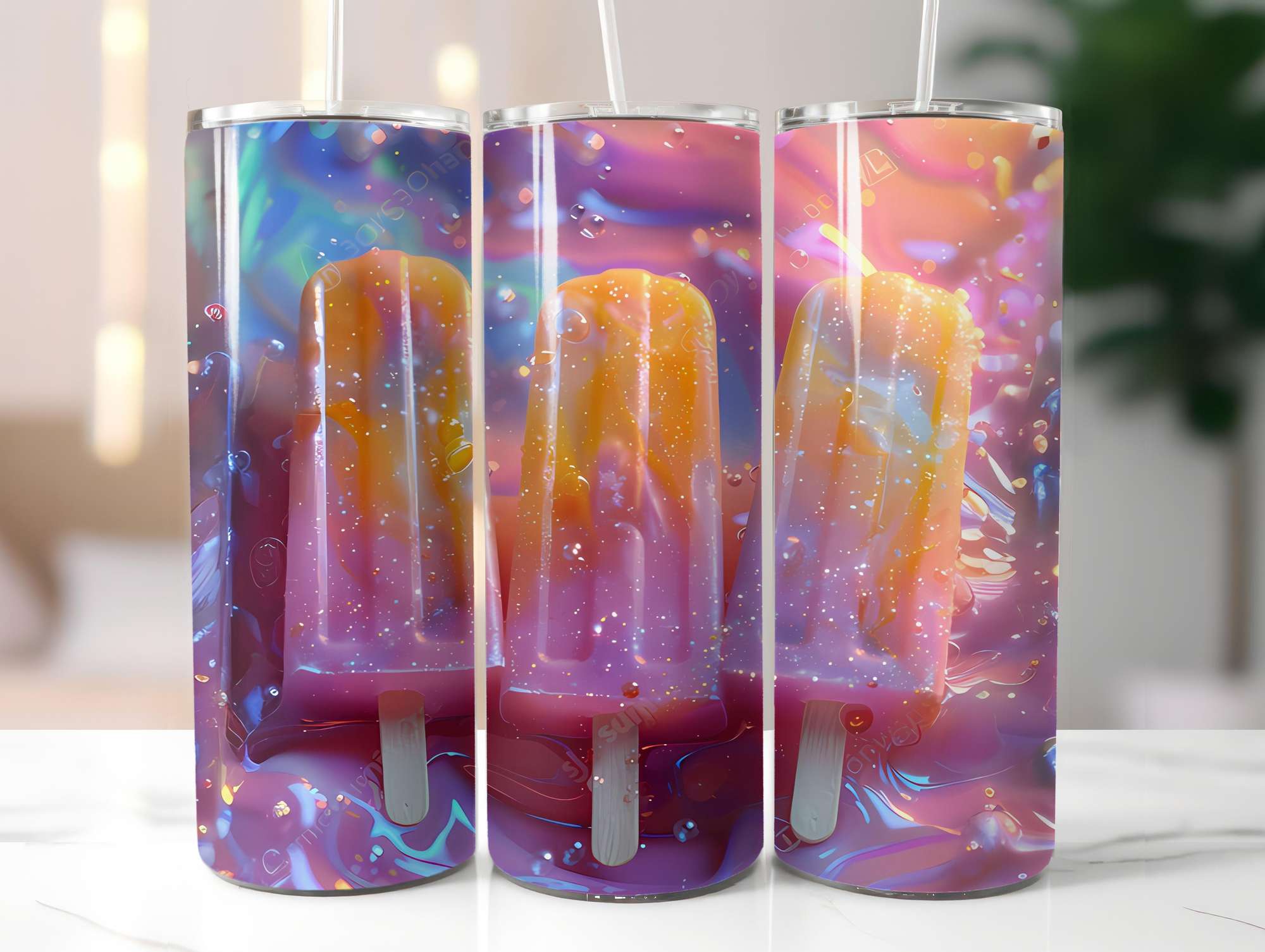 Popsicle Summer 4 Tumbler Wrap - CraftNest - Digital Crafting and Art