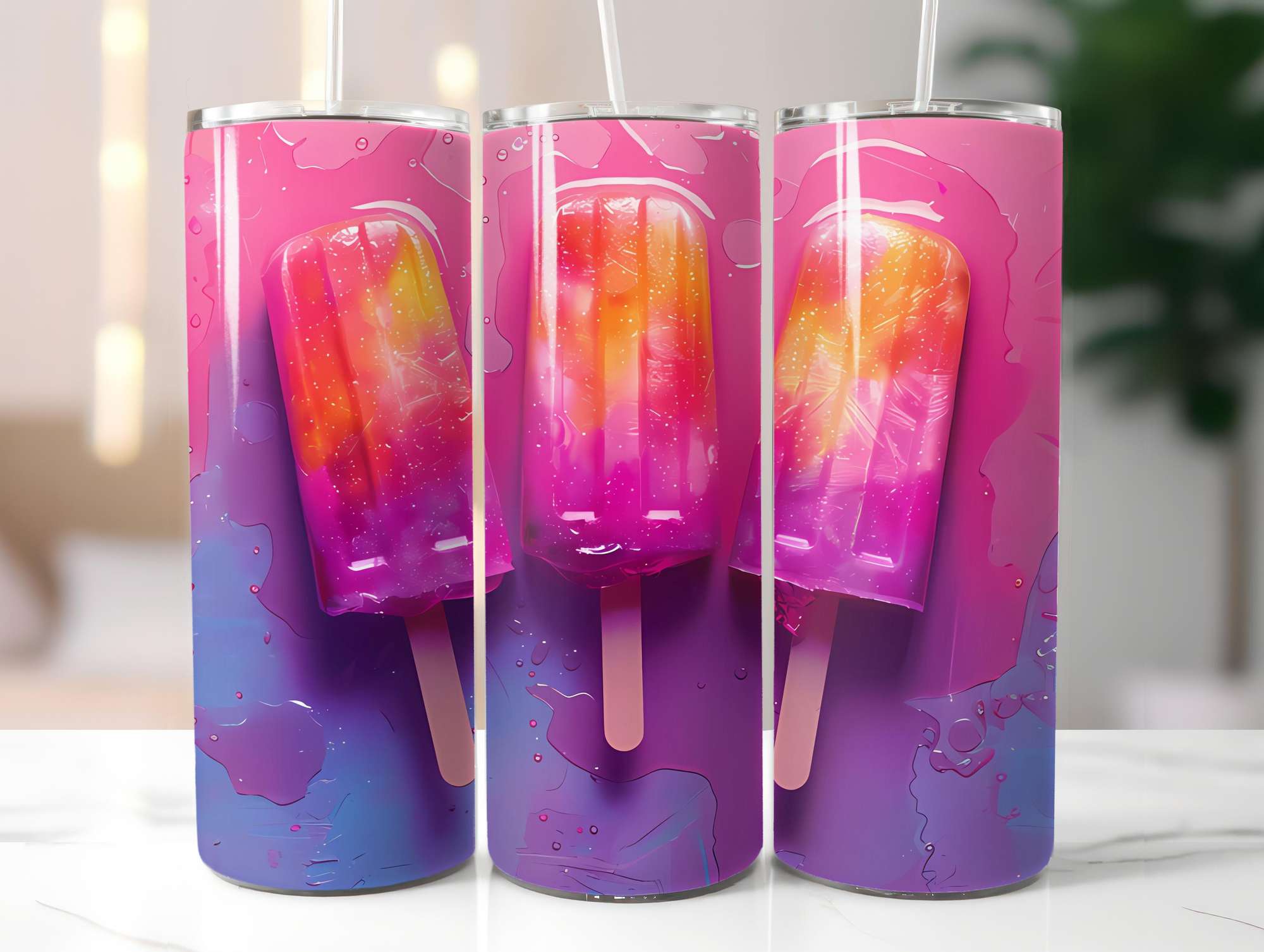 Popsicle Summer 4 Tumbler Wrap - CraftNest - Digital Crafting and Art