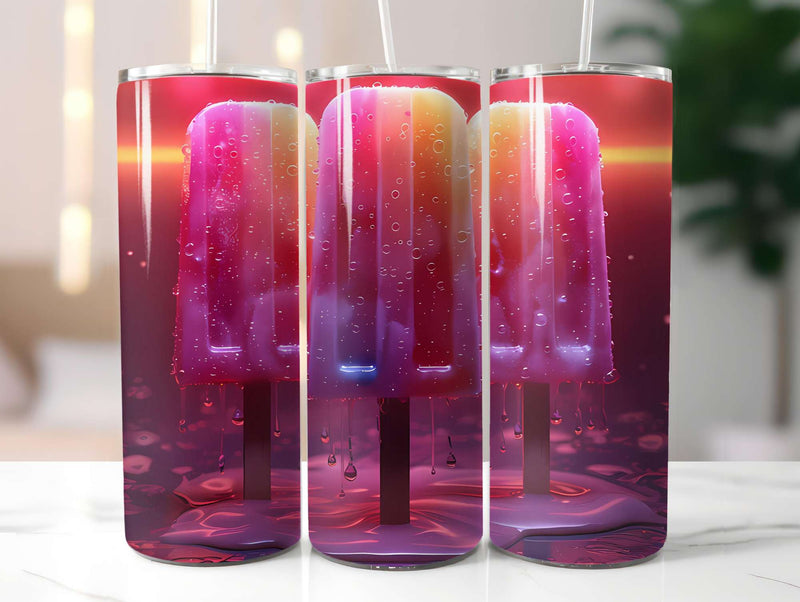 Popsicle Summer 2 Tumbler Wrap - CraftNest - Digital Crafting and Art