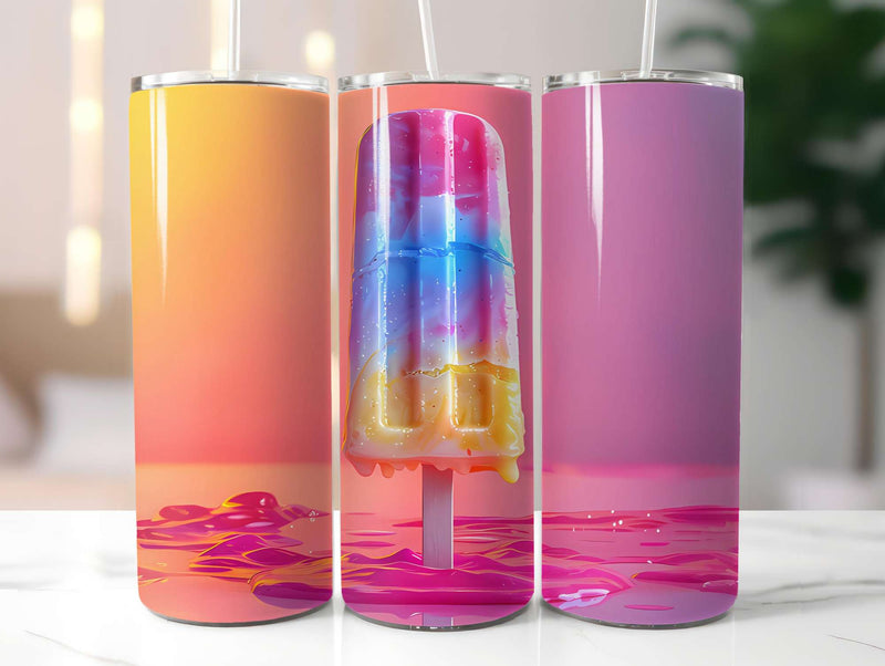 Popsicle Summer 1 Tumbler Wrap - CraftNest - Digital Crafting and Art