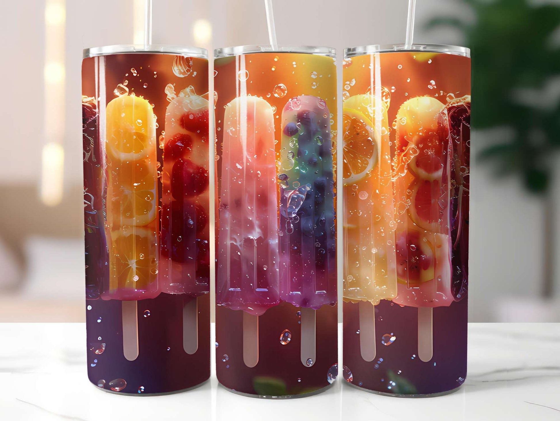 Popsicle Summer 4 Tumbler Wrap - CraftNest - Digital Crafting and Art