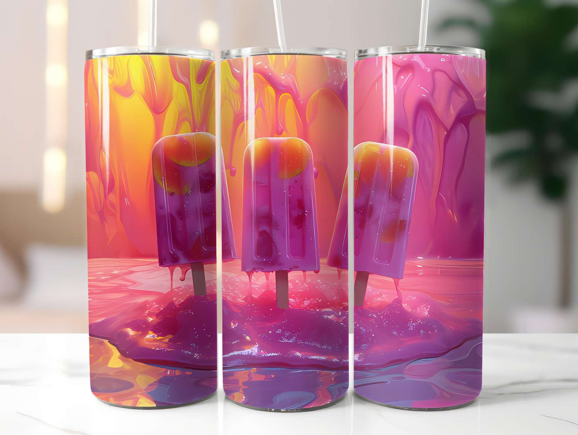 Popsicle Summer 2 Tumbler Wrap - CraftNest - Digital Crafting and Art