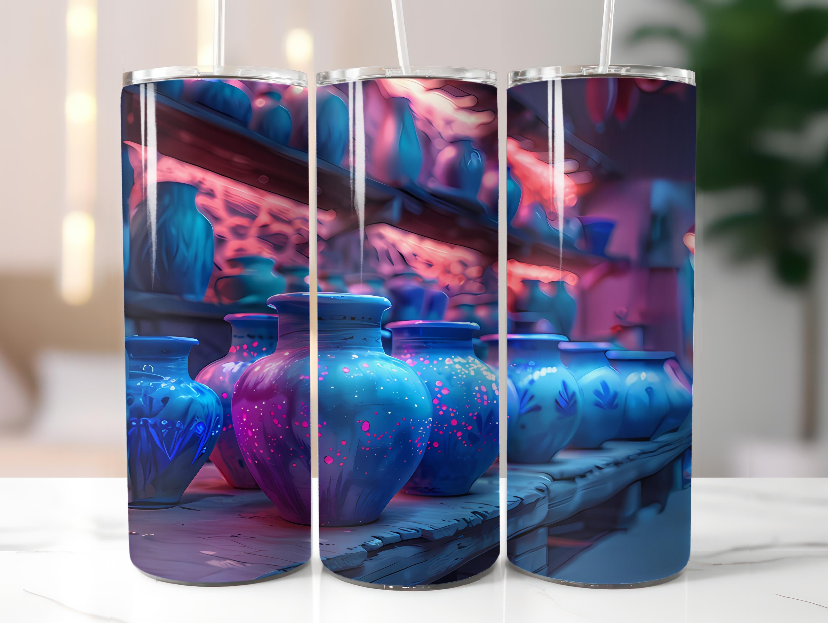 Pottery and Ceramics 7 Tumbler Wrap - CraftNest - Digital Crafting and Art