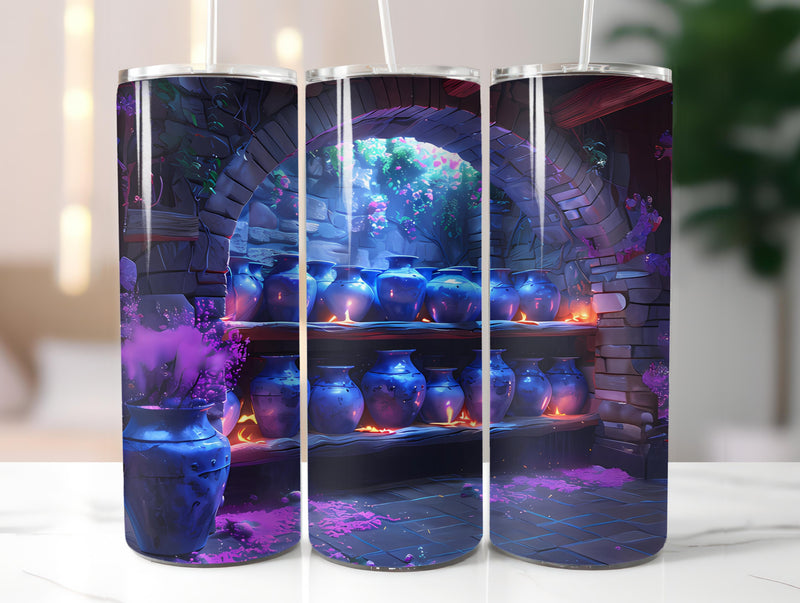 Pottery and Ceramics 4 Tumbler Wrap - CraftNest - Digital Crafting and Art