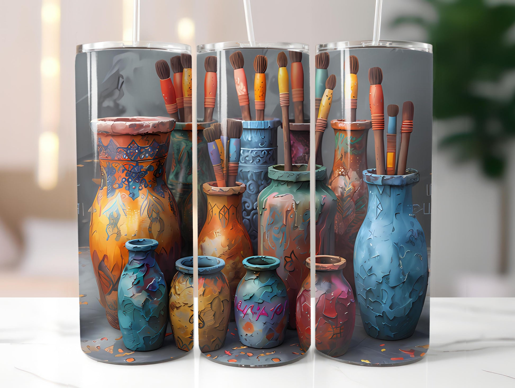 Pottery and Ceramics 6 Tumbler Wrap - CraftNest - Digital Crafting and Art