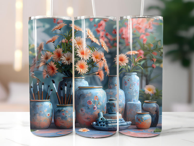 Pottery and Ceramics 1 Tumbler Wrap - CraftNest - Digital Crafting and Art