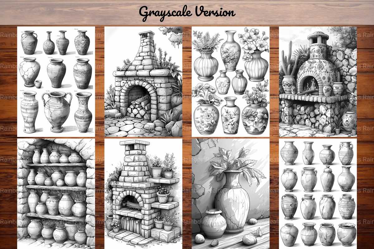 Pottery And Ceramics Coloring Books - CraftNest - Digital Crafting and Art