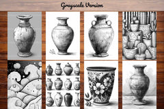 Pottery And Ceramics Coloring Books - CraftNest - Digital Crafting and Art