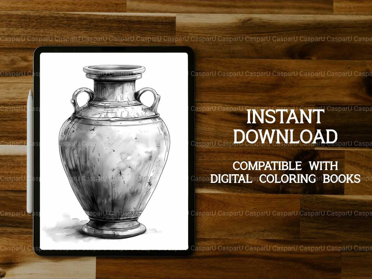 Pottery And Ceramics Coloring Books - CraftNest - Digital Crafting and Art