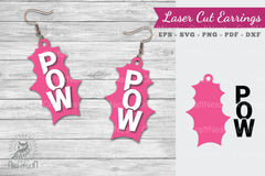 Pow Laser Cut Earrings Clipart Bundle - CraftNest - Digital Crafting and Art