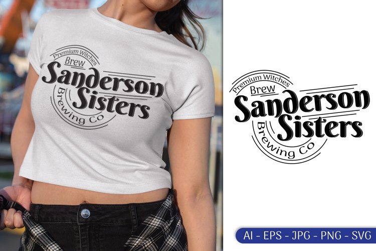 Premium Witches Brew Sanderson Sister Brewing Co SVG Bundle - CraftNest - Digital Crafting and Art