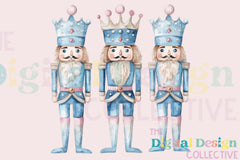 Preppy Chinoiserie Blue Nutcracker Clipart Bundle - CraftNest - Digital Crafting and Art