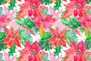 Preppy Lilly Inspired Christmas Seamless Digital Paper