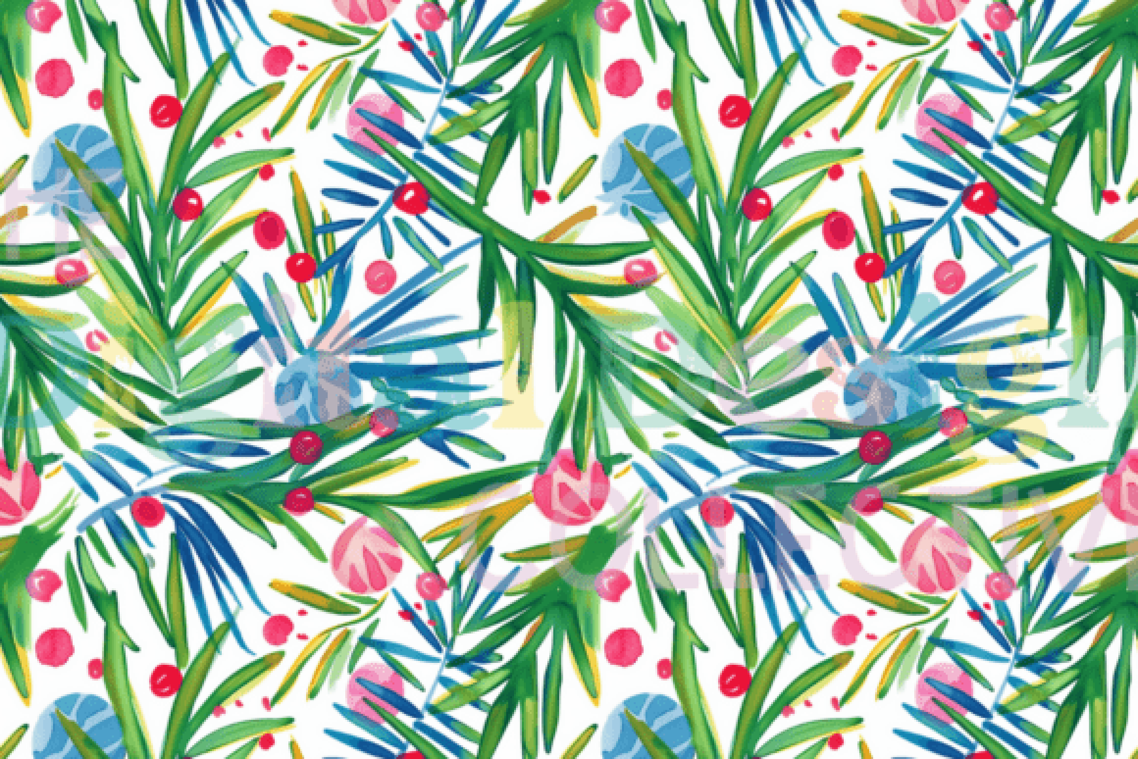 Preppy Lilly Inspired Christmas Seamless Digital Paper