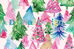 Preppy Lilly Inspired Christmas Seamless Digital Paper - CraftNest - Digital Crafting and Art