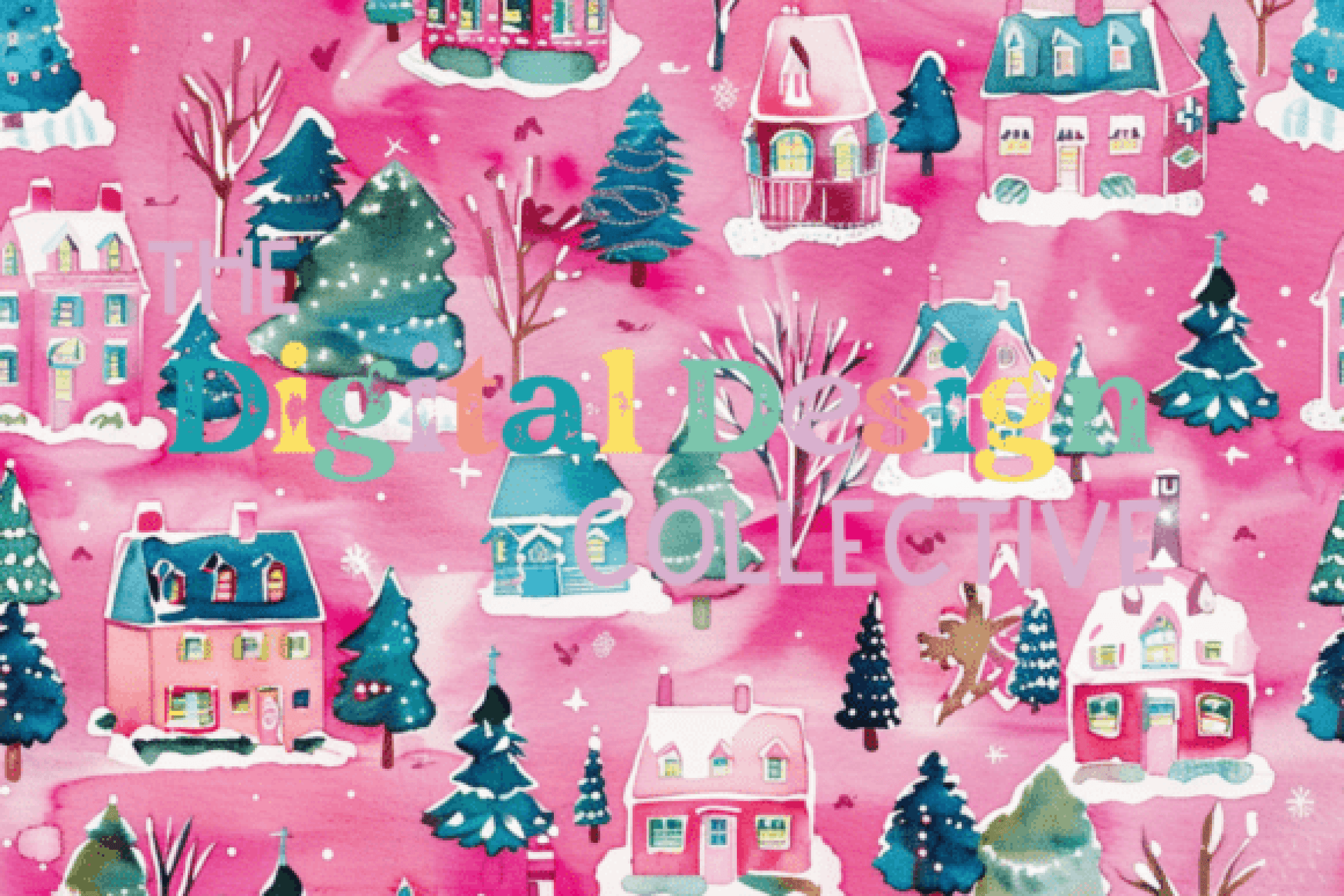 Preppy Lilly Inspired Christmas Seamless Digital Paper - CraftNest - Digital Crafting and Art