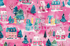 Preppy Lilly Inspired Christmas Seamless Digital Paper - CraftNest - Digital Crafting and Art