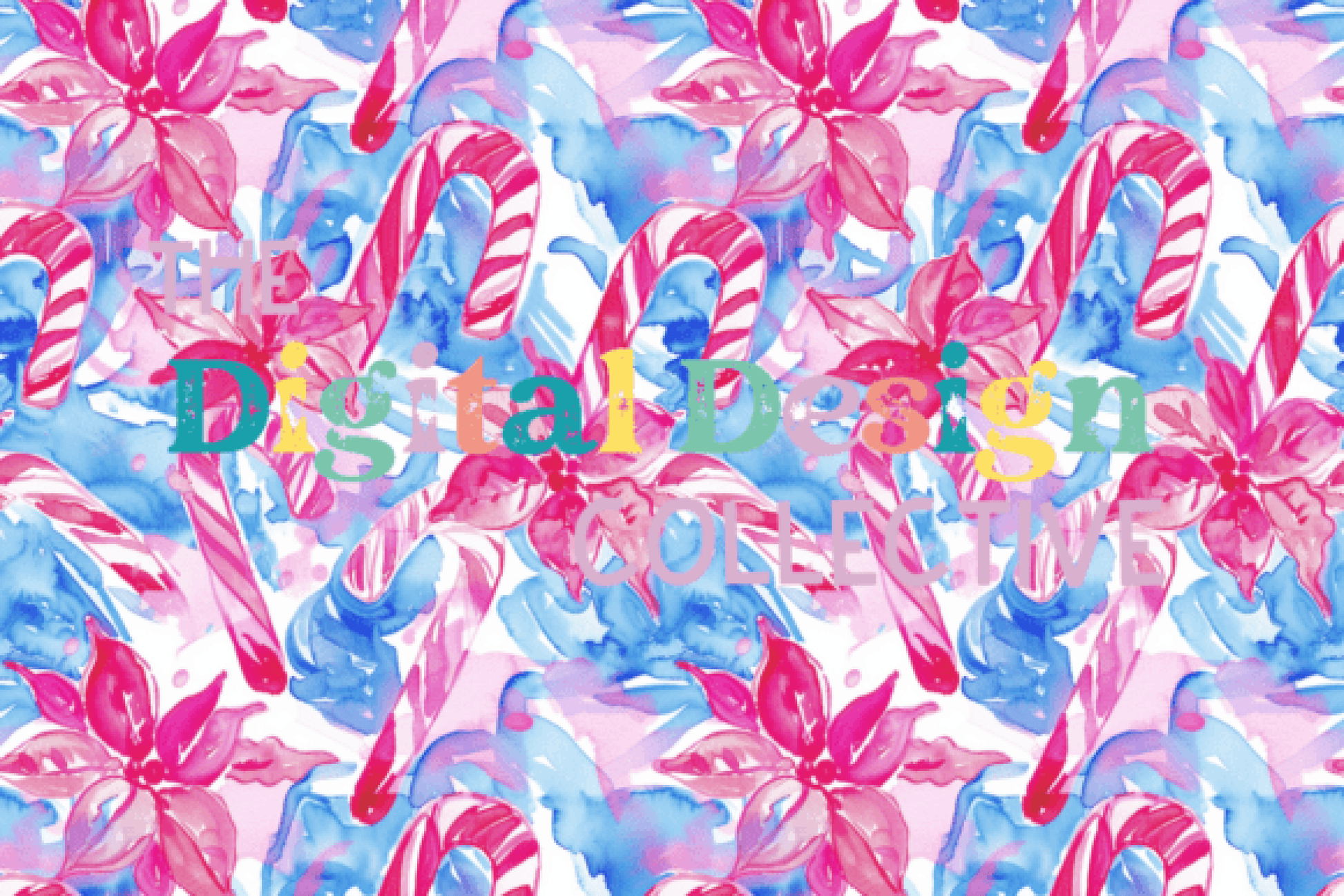 Preppy Lilly Inspired Christmas Seamless Digital Paper - CraftNest - Digital Crafting and Art