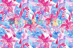 Preppy Lilly Inspired Christmas Seamless Digital Paper - CraftNest - Digital Crafting and Art