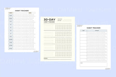 Effective Habit Tracker for Daily Success - CraftNest - Digital Crafting and Art